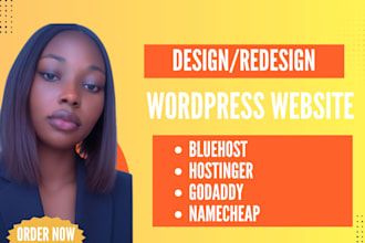 wordpress website on godaddy hostinger bluehost namecheap siteground ionos
