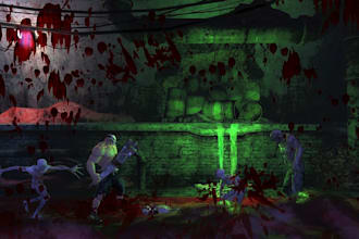 develop a scary horror game in unreal unity engine