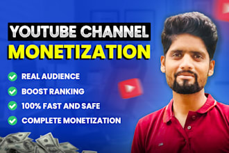 do youtube promotion to complete channel monetization organically