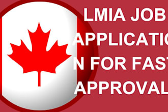do fast lmia application, job research job offer letter and work permit