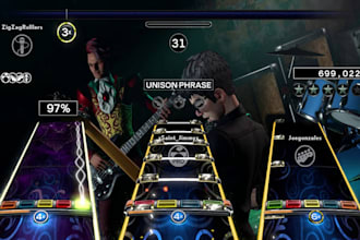 create custom charts for clone hero,guitar hero, yarg,clone hero chart,rock band