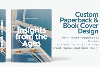 do paperback and ebook formatting and layout design