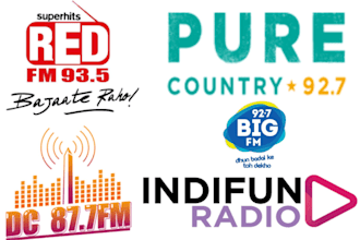do unique music airplay and promotion on india radio