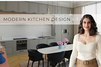 custom kitchen cabinet design 3d renderings