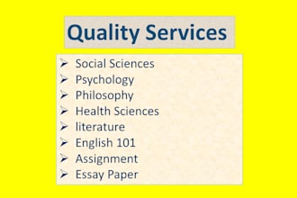 do social sciences, psychology, health sciences, and, literature