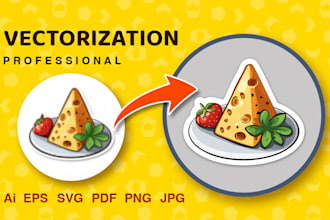 vectorize, redraw, trace, recreate your logo or image