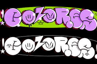 draw throw up with your name