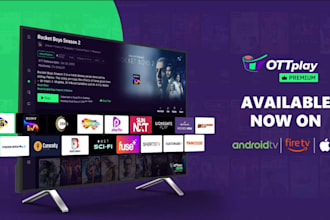 create streaming mobile app ott app, iptv app, ottplay, ott app, streaming app