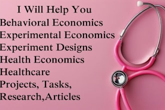 help experimental economics, behavioral economics, health economics healthcare