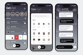 develop chat room app, video chat app, chat app on android