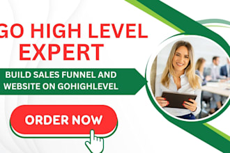 design gohighlevel sales funnel ghl landing page go high level website form