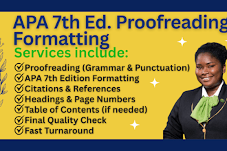 proofread and format your document as per apa 7th ed