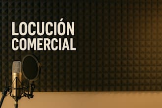 haré locución comercial profesional en español latino neutro