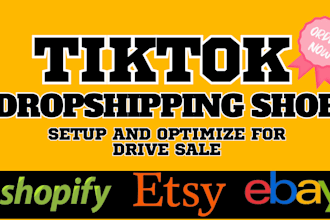 do tiktok shop product listing , facebook shop, tiktok dropshipping ads,