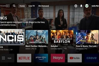 develop and rebrand iptv apps, smart TV apps, vod apps with a subscription plan