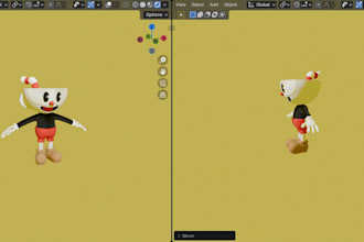 do cartoon 3d character modeling
