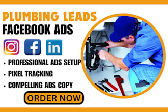 generate highly exclusive plumbing leads construction leads via facebook ads
