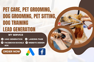 generate pet care leads pet sitting pet grooming dog training leads dog grooming