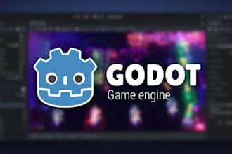 create any 2d game using godot engine