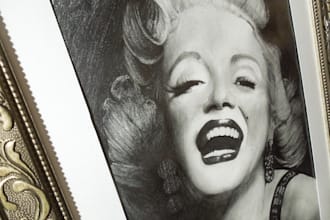 draw realistic pencil sketch portrait from a photo