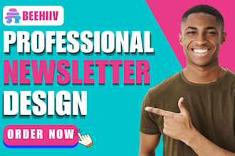 set up beehiiv account, custome newsletter, landing page design, beehiv workflow