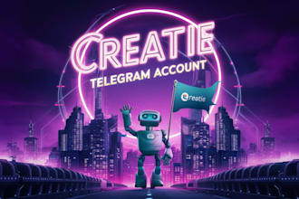 create telegram account for you or your business