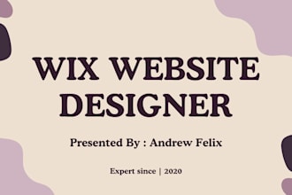 design attractive wix website, revamp wix website, wix loyalty