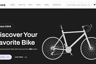 build bicycle store bicycle website bicycle shopify store automobile bike store