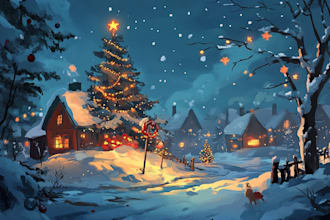 design christmas cards, postcard and gift cards