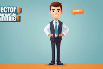 create professional vector illustration for app and web