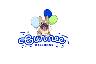 creative artist playful balloon pickup logo design