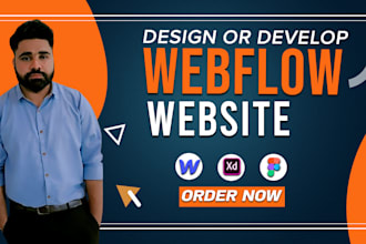 develop or redesign webflow website, webflow expert and responsive webflow