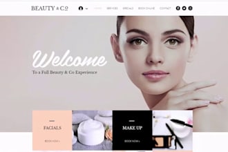 build cosmetics product shopify store make up store beauty dropshipping website