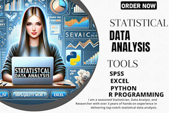 do statistical data analysis with spss, rstudio, stata