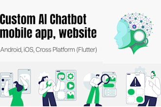 develop ai chatgpt mobile app or website ai saas app ai chatbot ai software