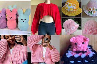 write detailed amigurumi crochet for all patterns with picture PDF tutorial