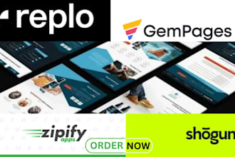 use shogun replo pagefly gempages and zipify to create beautiful shopify pages