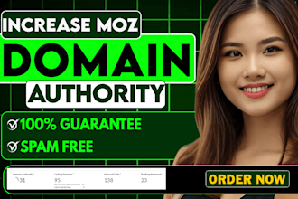 increase  moz da domain authority 30 plus with seo backlinks