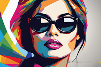 make a beautiful wpap pop art portrait
