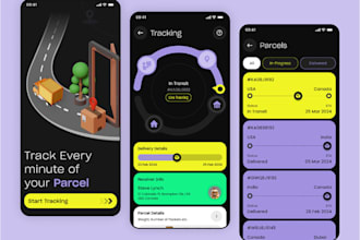 parcel delivery app, logistics delivery app, courier delivery app