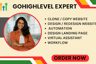 clone or copy gohighlevel website design go high level ghl crm landing page