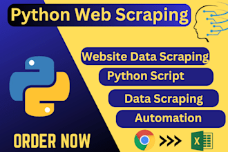 web scraping script python coder selenium automation web scraper python script