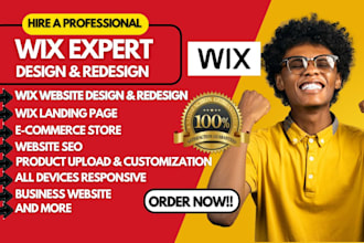 design, redesign hostinger wordpress website,ionos,wix ecommerce,godaddy,shopify