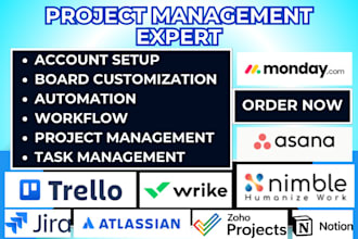 do nimble atlassian jira asana zoho projects monday trello notion clickup wrike