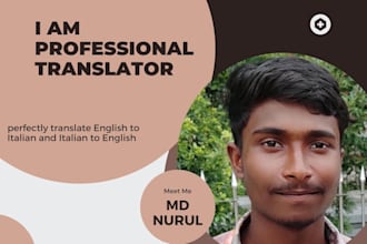 perfectly translate english to italian and italian to english