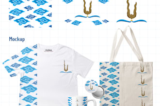make merchandise design for you