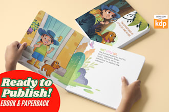 do children book formatting for amazon KDP