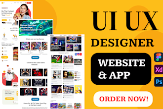 do website ui ux design, ui ux dashboard, mobile app ui design, ui ux design
