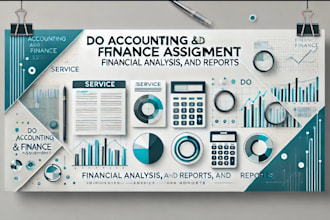 do accounting and finance assignment, financial analysis and reports
