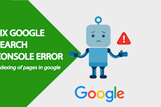 fix any google search console error